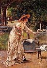 Afternoon in the Park by Alfred Stevens